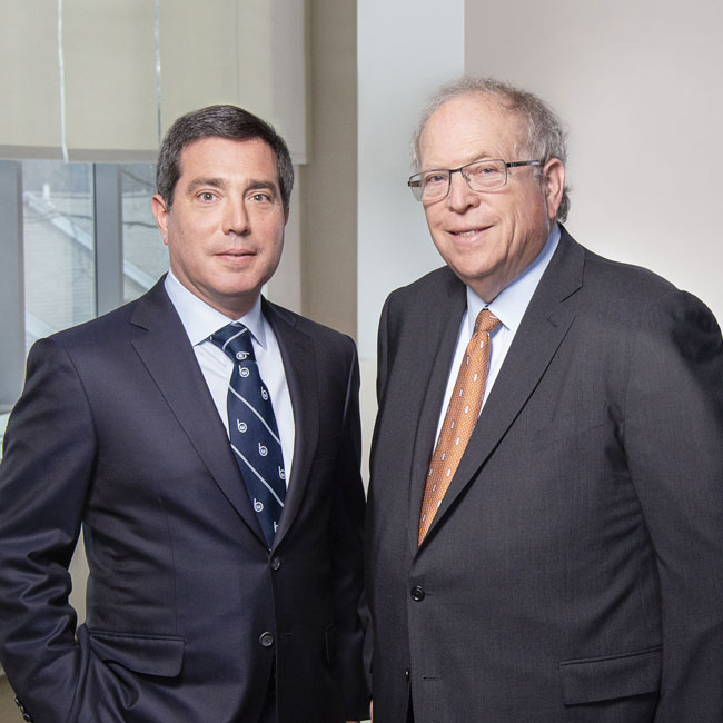 (left to right) W. Robert Berkley, Jr., President and Chief Executive Officer & William R. Berkley, Executive Chairman